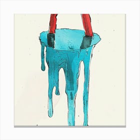 Dripping Water Canvas Print