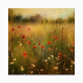 Poppy Field 4 Canvas Print