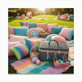 Easter Picnic Canvas Print