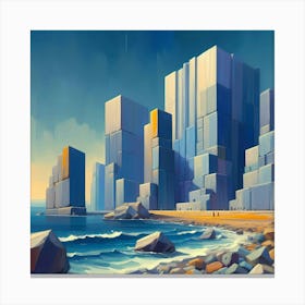 Cityscape 34 Canvas Print