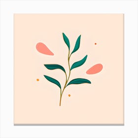 Green Leaf Canvas Print