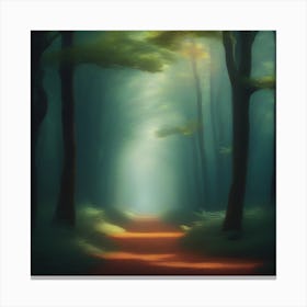 Mystical Forest Retreat 8 Canvas Print