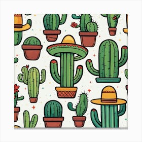 Mexican Cactus 69 Canvas Print