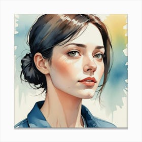 Portrait Of A Girl 9 Canvas Print