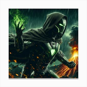 Infamous Ironman 4 Canvas Print