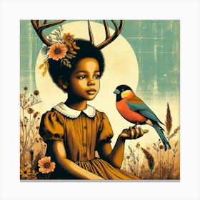 'The Little Bird' Canvas Print