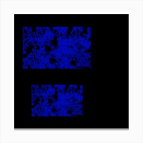 Blue Squares Canvas Print