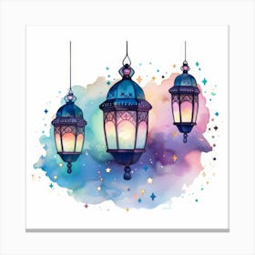 Islamic Lanterns 4 Canvas Print