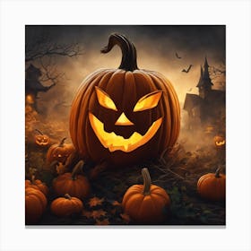 Halloween Pumpkin 10 Canvas Print