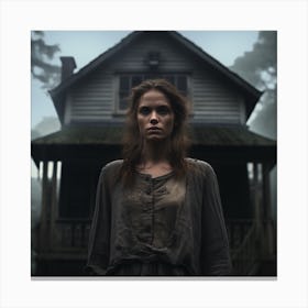 Haunted House Canvas Print