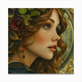 Portrait Of A Woman Canvas Print