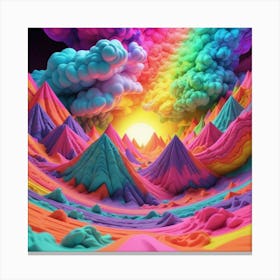 Psychedelic Art 10 Canvas Print