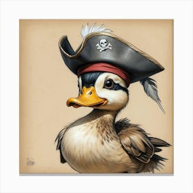 Pirate Duck 1 Canvas Print