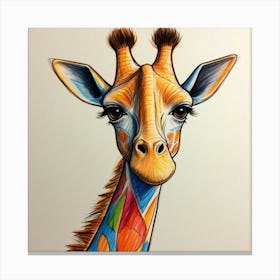 Giraffe 135 Canvas Print