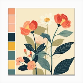 Color Palette Canvas Print