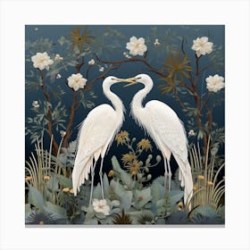 Bird In Nature Egret 1 Canvas Print