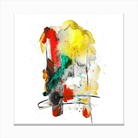 Modern Watercolor Painting, Contemporary Abstract Art Canvas Print