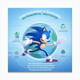 Sonic The Hedgehog 15 Canvas Print