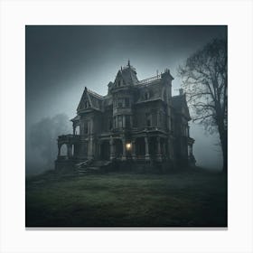 Haunted House 6 Canvas Print