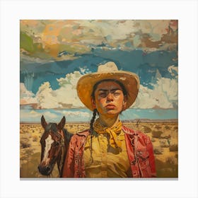 Cowgirl 3 Fy S Canvas Print