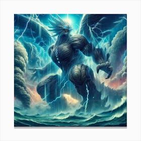 Zephyros Wind Colossus Canvas Print