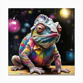 Colorful Chameleon 1 Canvas Print