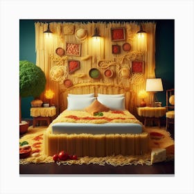 Italian Bedroom Canvas Print