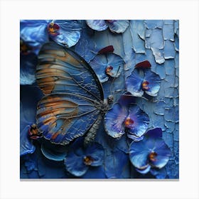 Blue Butterfly Canvas Print