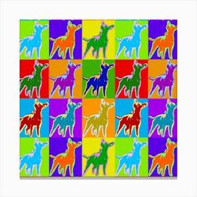 Pop Dogs Canvas Print