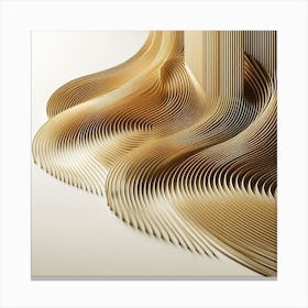 Wavy Lines Canvas Print