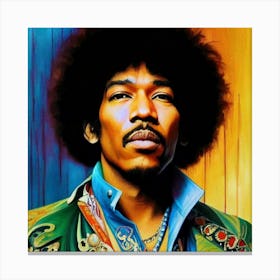 Jimi Hendrix 7 Canvas Print