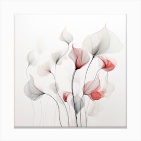 Abstract Floral Painting 6 Canvas Print