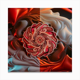 Abstract  Mandala art   Canvas Print