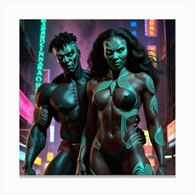 Symbiosis villians Canvas Print