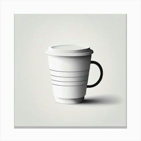 Coffee Cup 50 Canvas Print