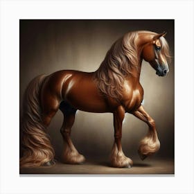 Horse Portrait Canvas Print