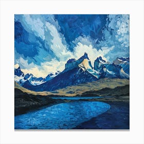 Chilean Mountains 6 Canvas Print