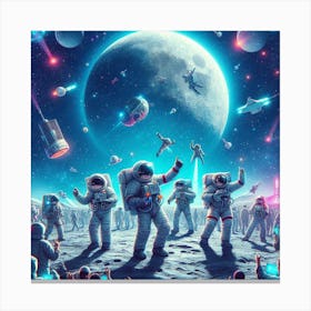 Space Dancers Canvas Print