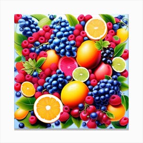 Fruit Arrangement Canvas Print