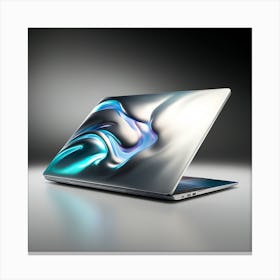 Leonardo Phoenix A Futuristic Sleek Laptop With A Mesmerizing 2 Canvas Print