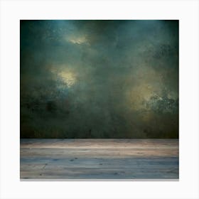 Empty Room With Wooden Floor 4 Canvas Print