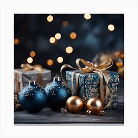 Artjuicebycsaba 169 Colorful Christmass Decorations And Gifts B64d58b5 5d9f 47b1 B31a 1b745cf7a3cd Canvas Print