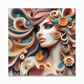 Paper Art 5 Canvas Print