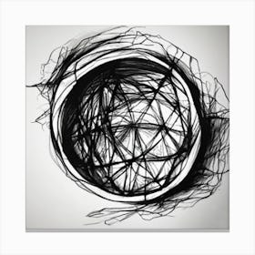 Shapes of Harmony: Geometric Prints Canvas Print