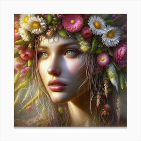 Flower Girl 6 Canvas Print