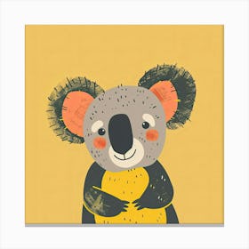Charming Illustration Koala 1 Canvas Print
