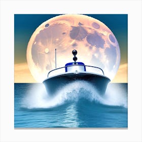 Moonlight Cruise 18 Canvas Print