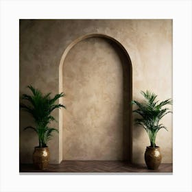 Archway Stock Videos & Royalty-Free Footage 3 Canvas Print