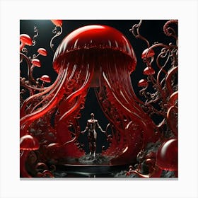 Red Jelly 11 Canvas Print