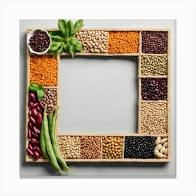 Frame Of Beans 2 Canvas Print